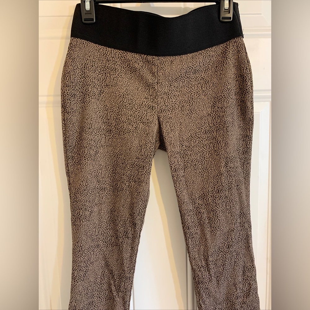 SOFT SURROUNDINGS Size PXS Animal Print Jegging Pants Brown Black Women Pull On